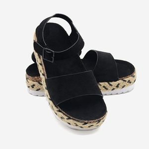 Wedge Sandals for Women Casual Summer Espadrilles Platform Sandals Cute Knot Ope